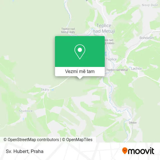 Sv. Hubert mapa