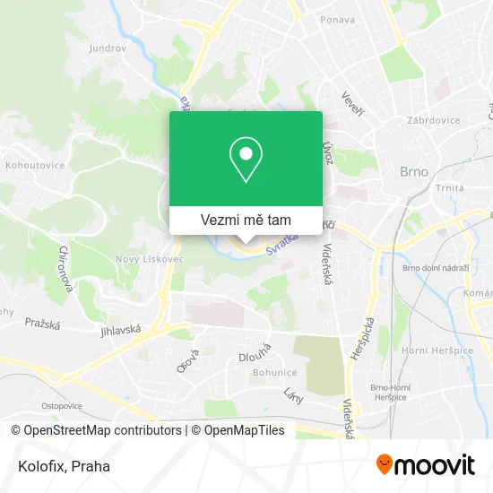 Kolofix mapa
