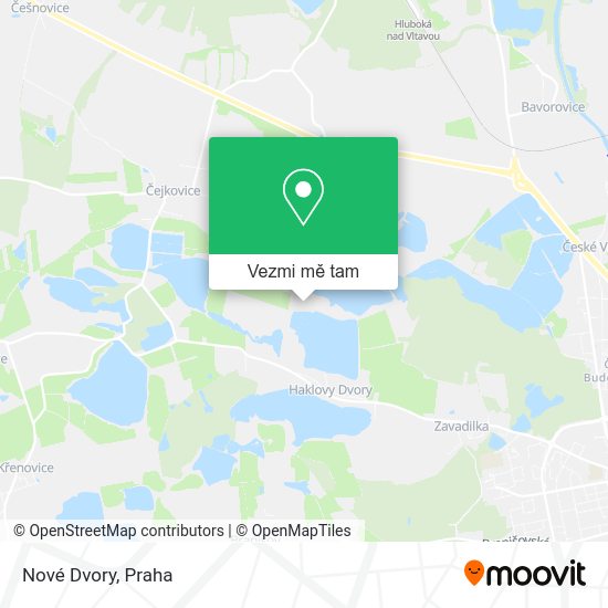 Nové Dvory mapa
