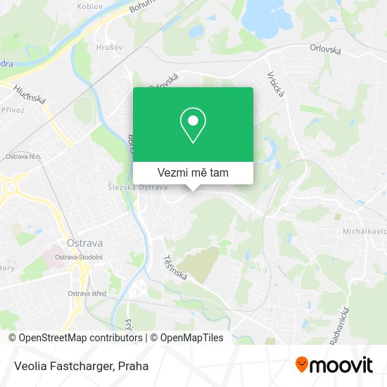 Veolia Fastcharger mapa