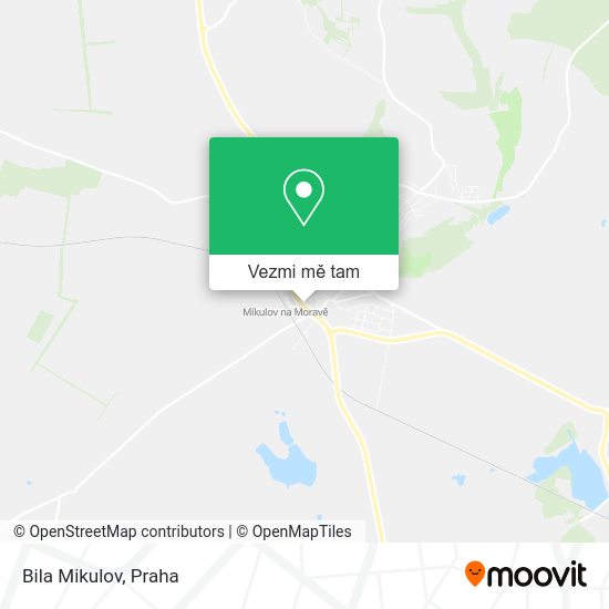 Bila Mikulov mapa