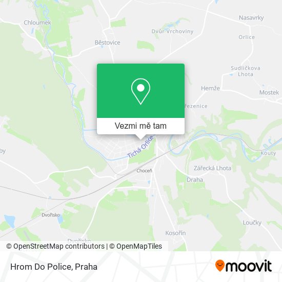 Hrom Do Police mapa