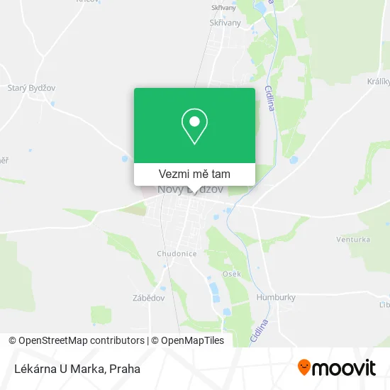 Lékárna U Marka mapa