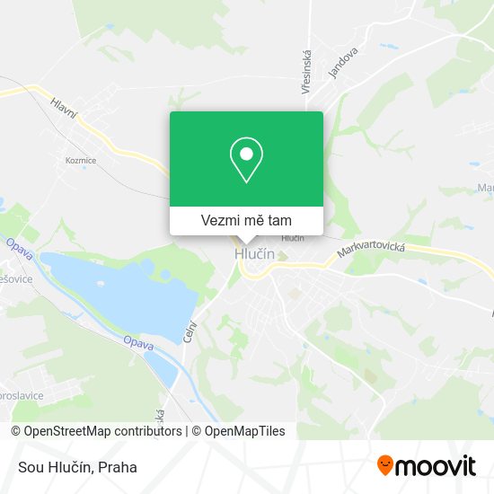 Sou Hlučín mapa
