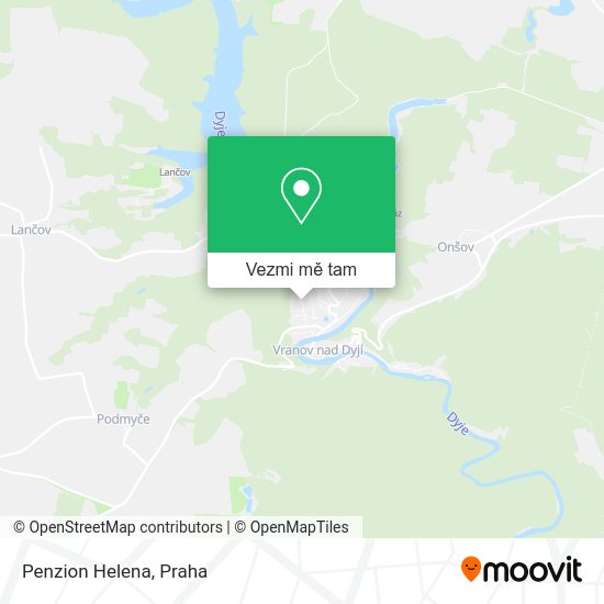 Penzion Helena mapa