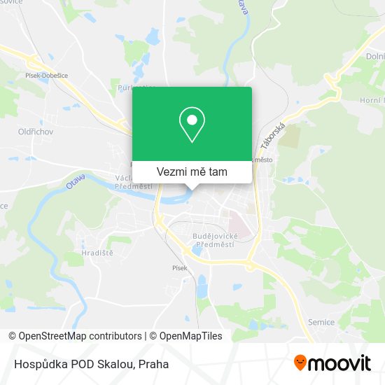 Hospůdka POD Skalou mapa