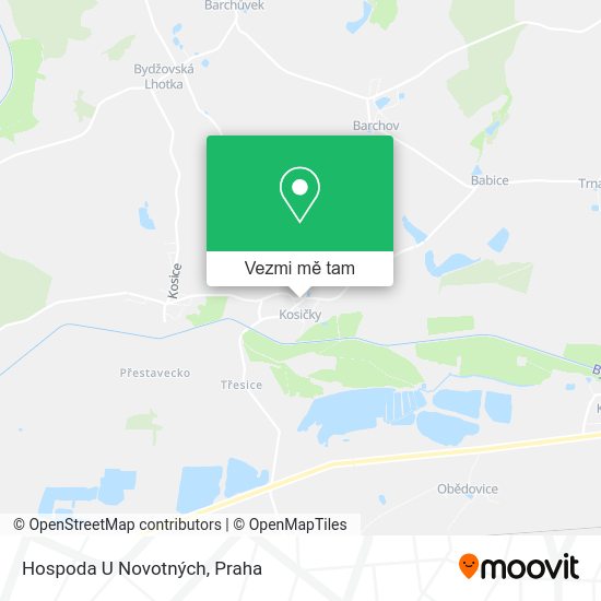 Hospoda U Novotných mapa