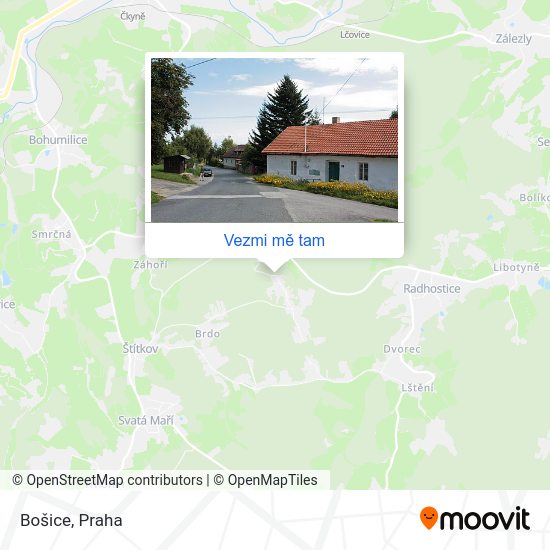 Bošice mapa