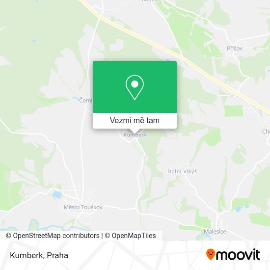 Kumberk mapa