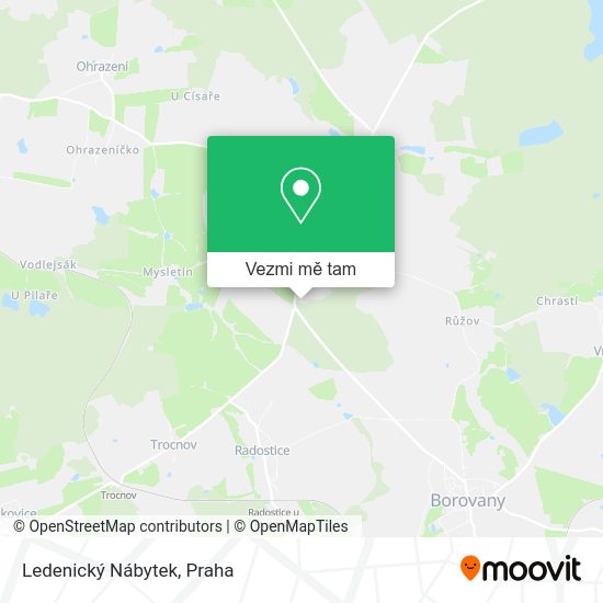 Ledenický Nábytek mapa