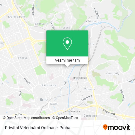 Privátní Veterinární Ordinace mapa