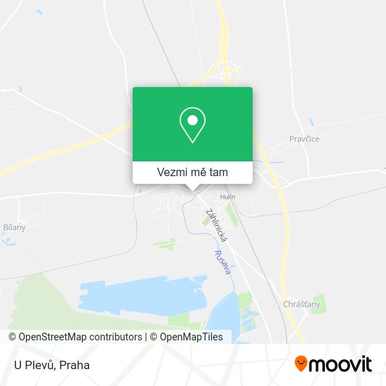 U Plevů mapa