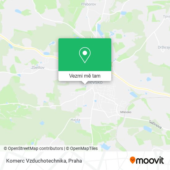 Komerc Vzduchotechnika mapa