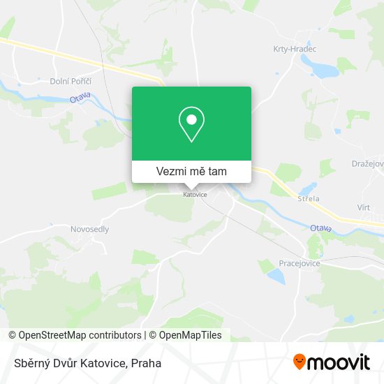 Sběrný Dvůr Katovice mapa