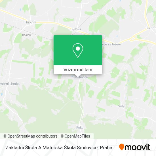 Základní Škola A Mateřská Škola Smilovice mapa