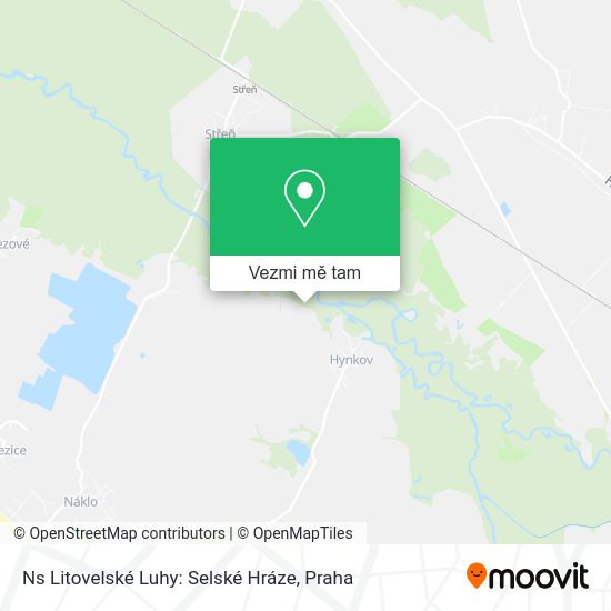 Ns Litovelské Luhy: Selské Hráze mapa