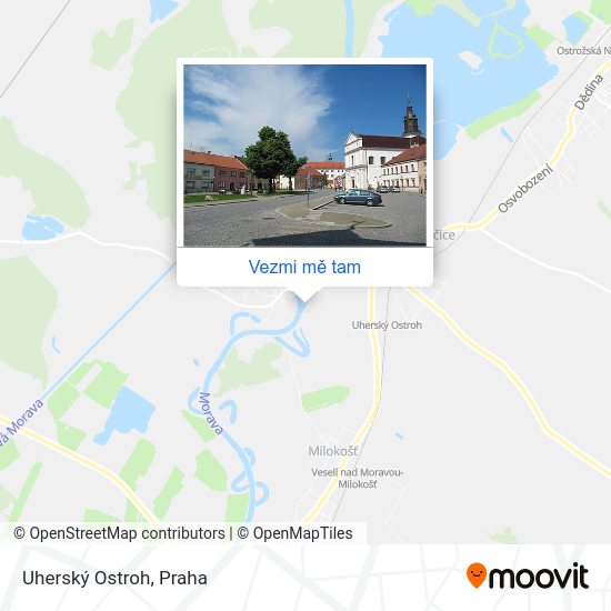 Uherský Ostroh mapa