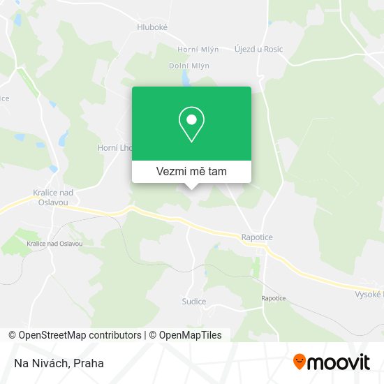 Na Nivách mapa