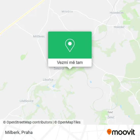 Milberk mapa