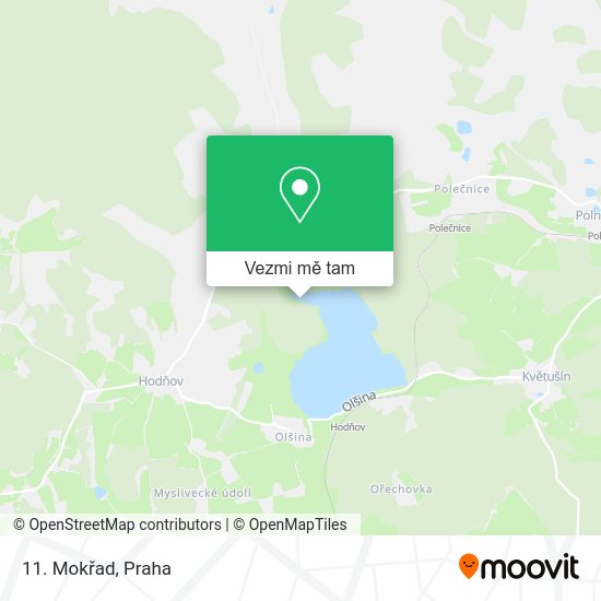 11. Mokřad mapa
