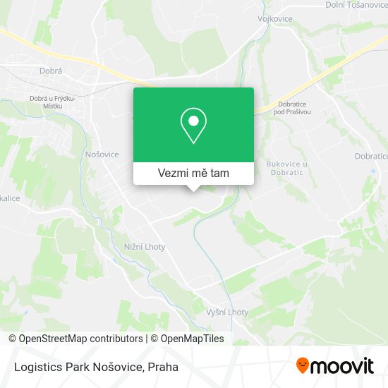Logistics Park Nošovice mapa