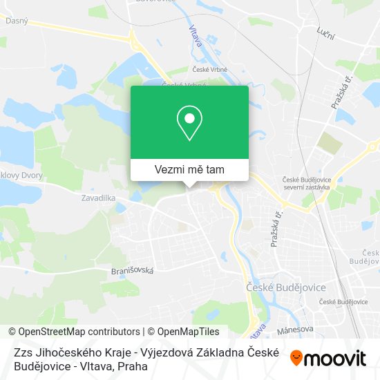 Zzs Jihočeského Kraje - Výjezdová Základna České Budějovice - Vltava mapa
