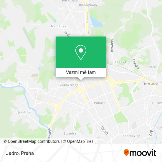 Jadro mapa