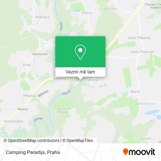 Camping Paradijs mapa