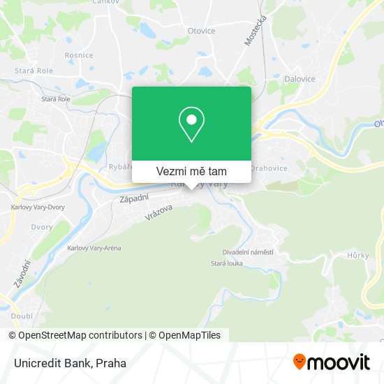 Unicredit Bank mapa