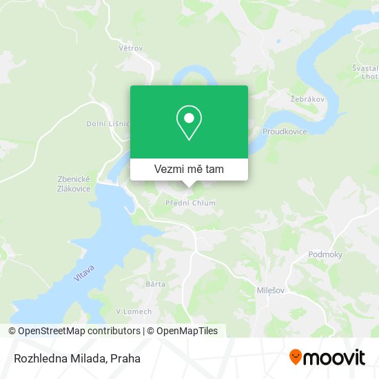Rozhledna Milada mapa