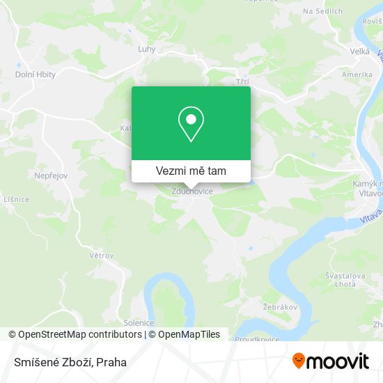 Smíšené Zboží mapa