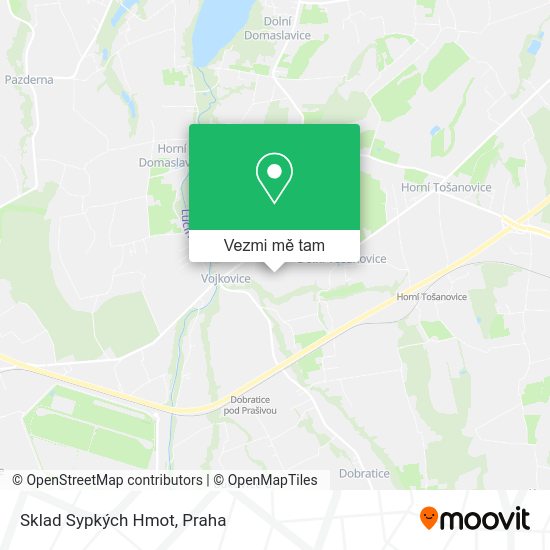 Sklad Sypkých Hmot mapa