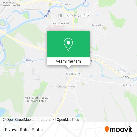 Pivovar Rotor mapa