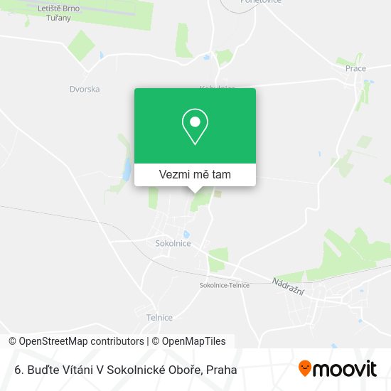 6. Buďte Vítáni V Sokolnické Oboře mapa