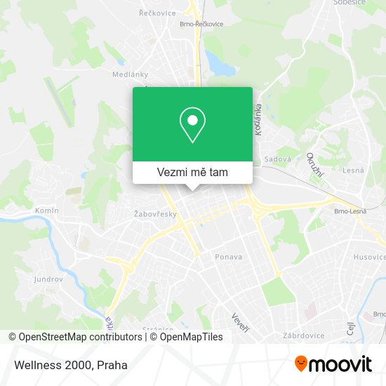Wellness 2000 mapa