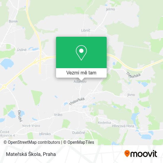 Mateřská Škola mapa