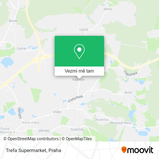 Trefa Supermarket mapa