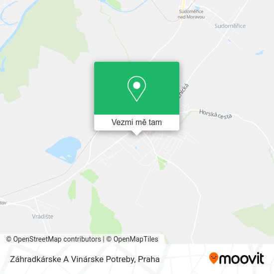 Záhradkárske A Vinárske Potreby mapa