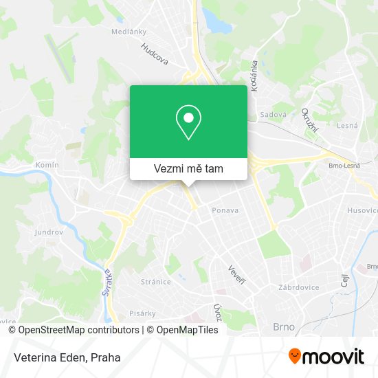 Veterina Eden mapa