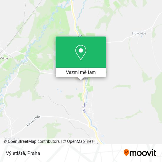 Výletiště mapa