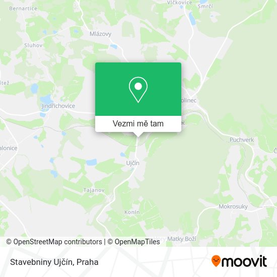 Stavebniny Ujčín mapa