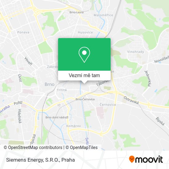 Siemens Energy, S.R.O. mapa