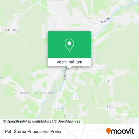 Petr Štěrba Pneuservis mapa
