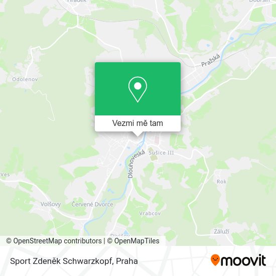 Sport Zdeněk Schwarzkopf mapa