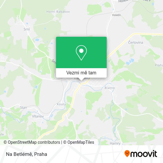 Na Betlémě mapa