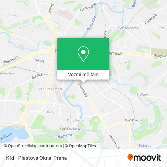 Kfd - Plastová Okna mapa