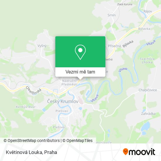 Květinová Louka mapa