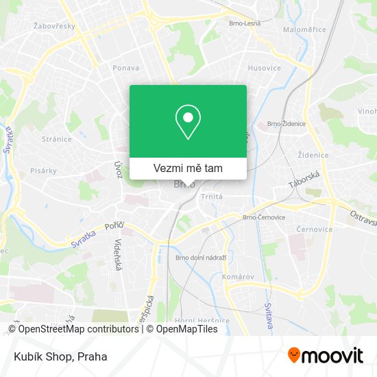 Kubík Shop mapa