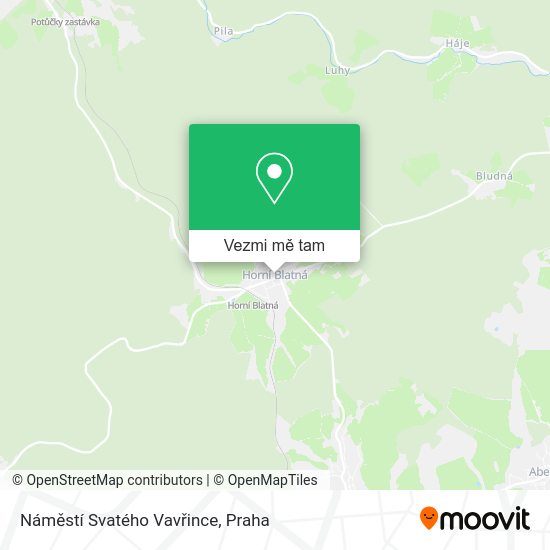 Náměstí Svatého Vavřince mapa