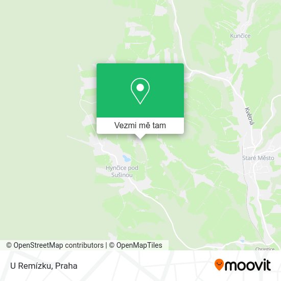 U Remízku mapa